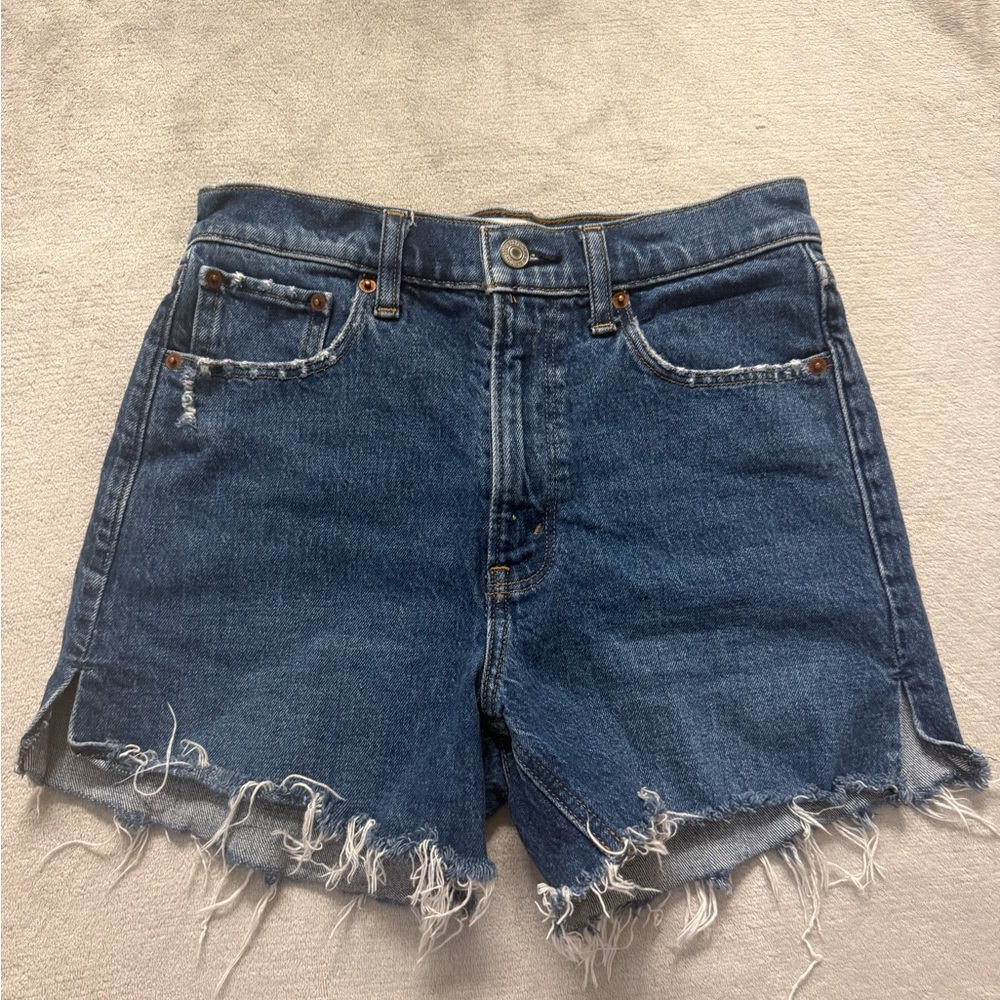 High Rise 4in Mom Shorts